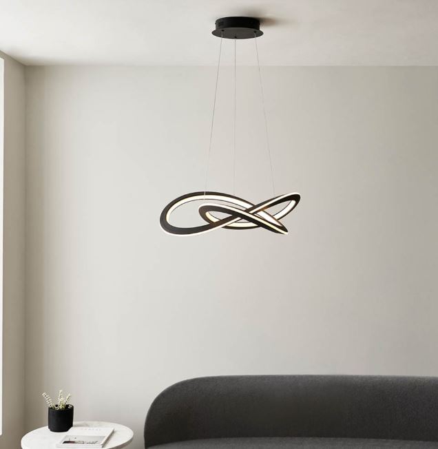 Matt Black LED Pendant