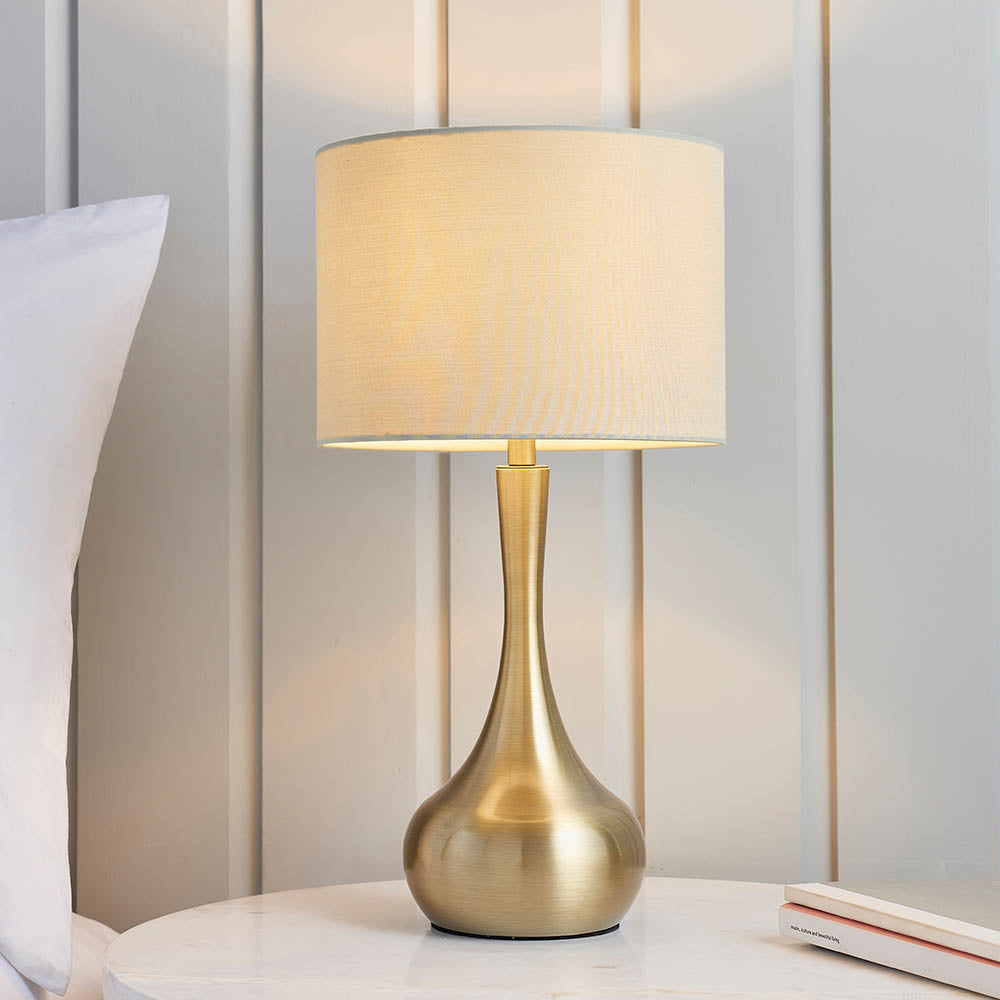 Piccadilly Touch Brass Table Lamp