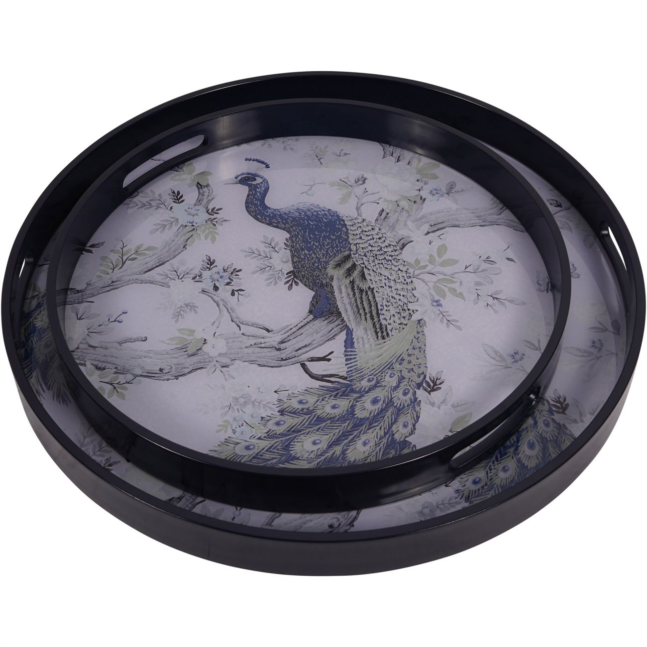 Laura Ashley Belvedere Peacock Tray