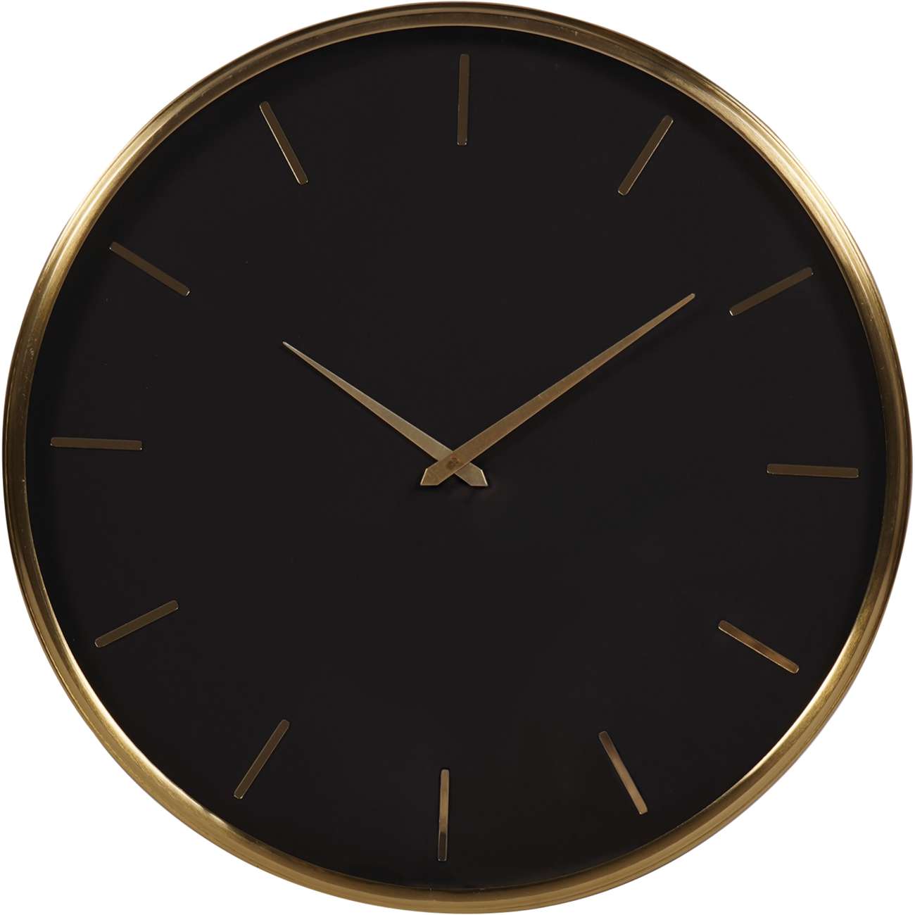 Dial Wall Clock Black