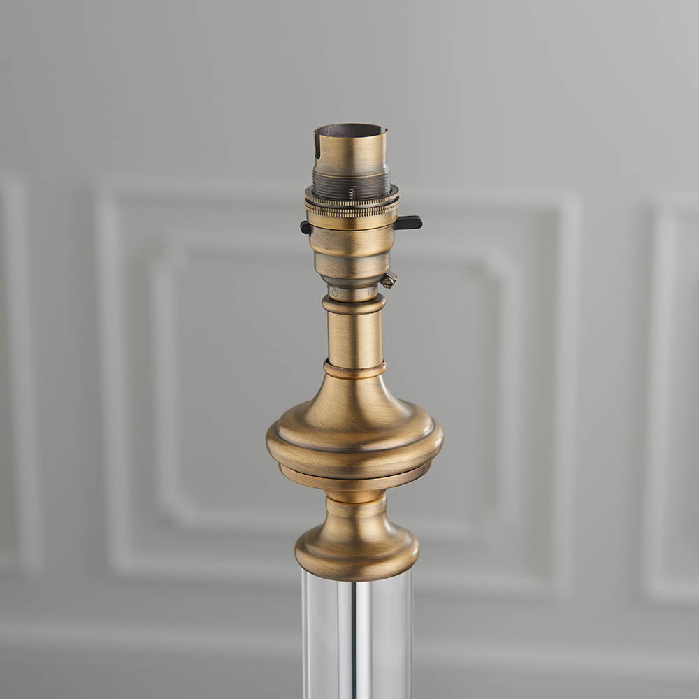 Avebury Table Base Antique Brass