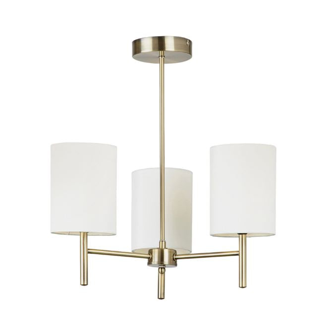 Brio 3 Light Semi Flush