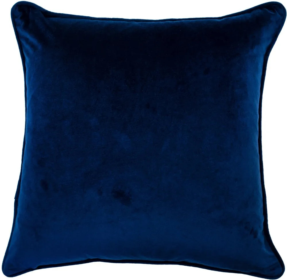 Embroidered  Nightingale Blue Cushion 45x45cm