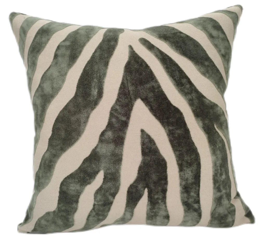 Paul Moneypenny Zebedeedodah Sage Cushion 45x45cm