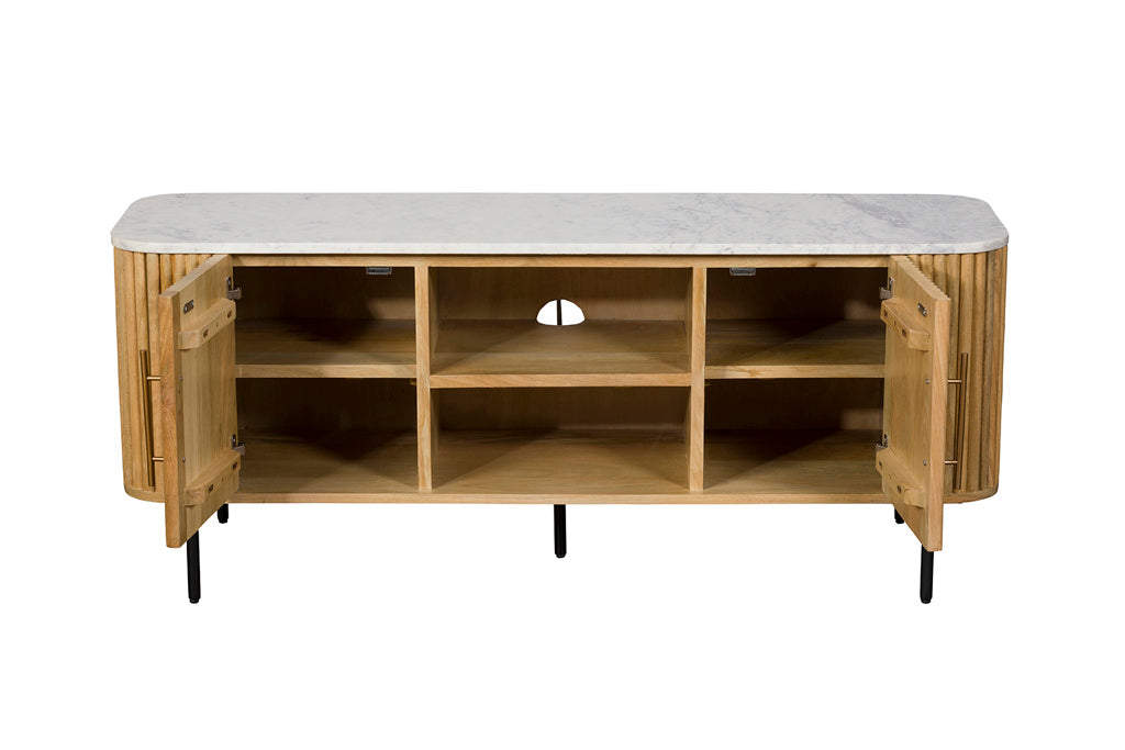 Reed Mango Wood TV Table