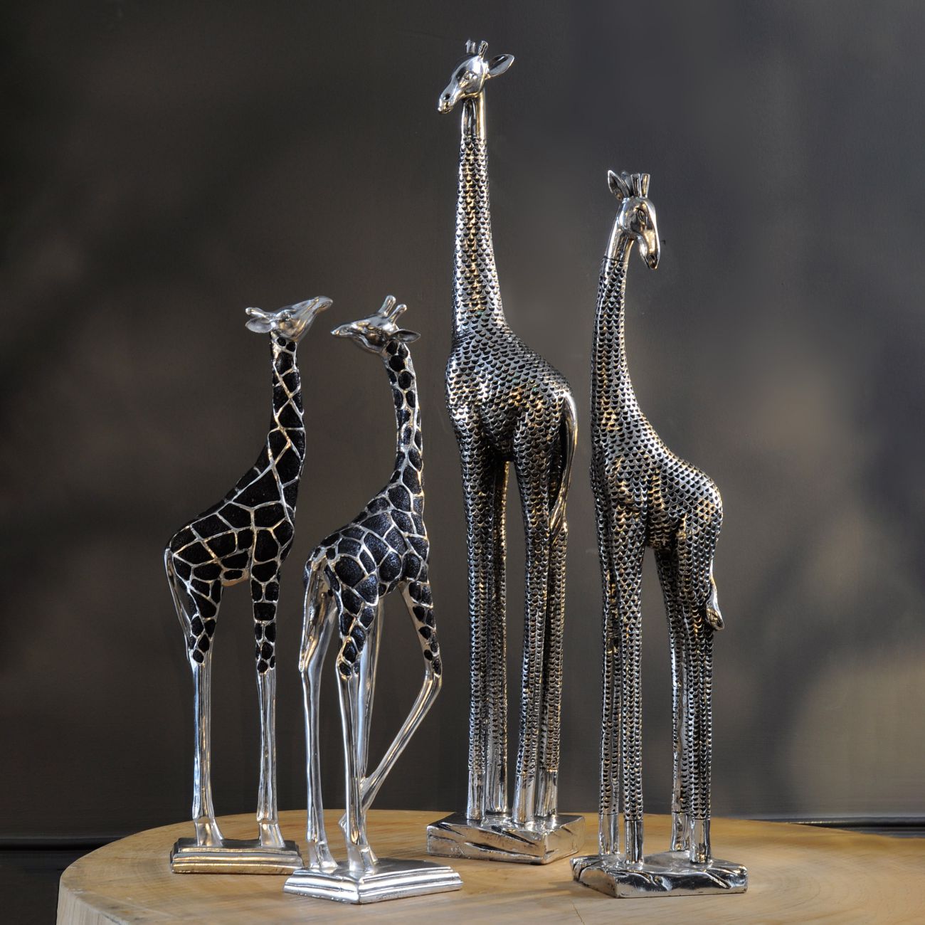 Silver Giraffe Large